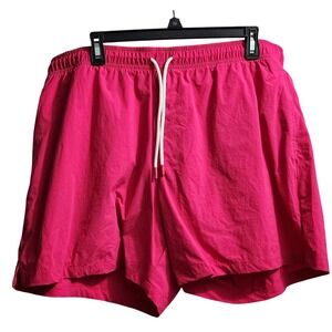 GAP Swim Trunks Hot Pink Elastic Waist Casual Swim Shorts‎ XL